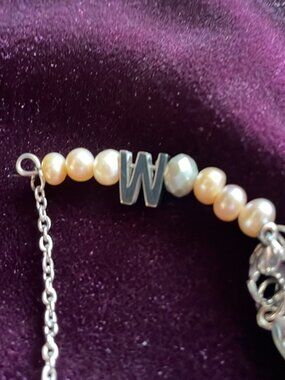 Mylelie “W” initial bracelet